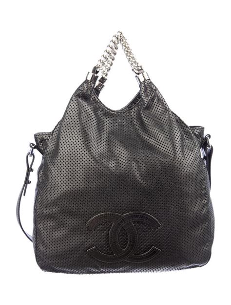 Chanel Rodeo Drive Perforated Hobo 